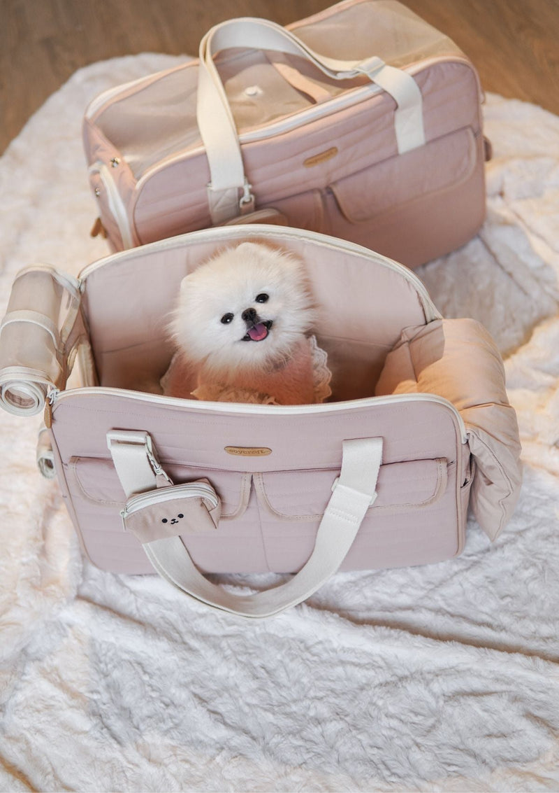 Soycraft pet carrier dog bag cat bag soy craft cloud travel airline compliant seoru korean medium large bag