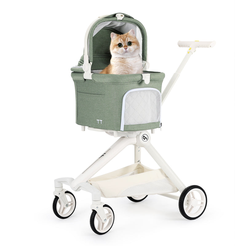 Pet Stroller - TT (detachable basket, 4-way flexibility)