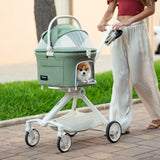 Pet Stroller - TT (detachable basket, 4-way flexibility)