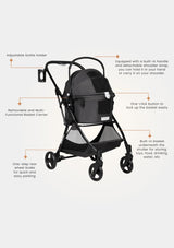 Pet Stroller - R5 | R5+ (detachable basket)
