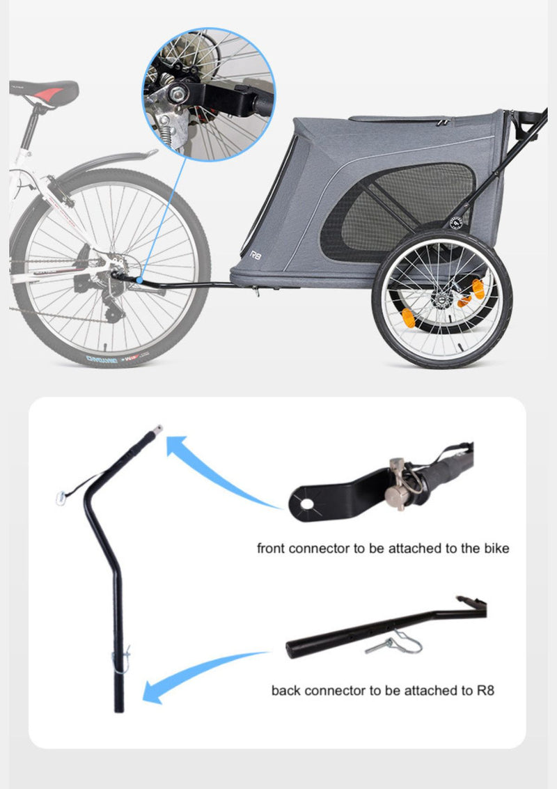 Bike with attached stroller sales
