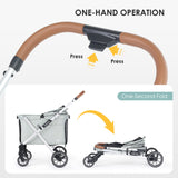 Pet stroller - X6 (Fully Collapsable)