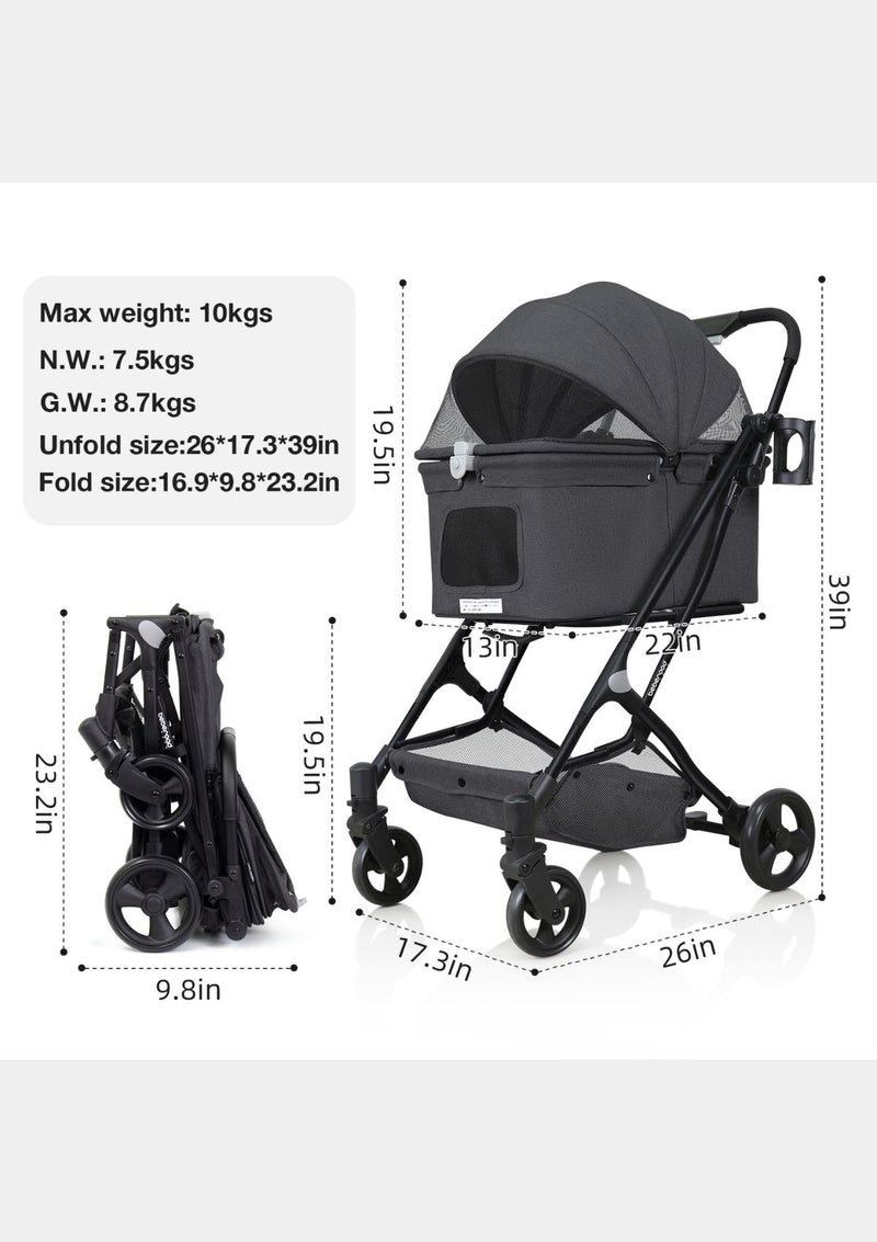 Pet Stroller - R4 (fully collapsible)