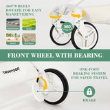 Pet Stroller - TT (detachable basket, 4-way flexibility)