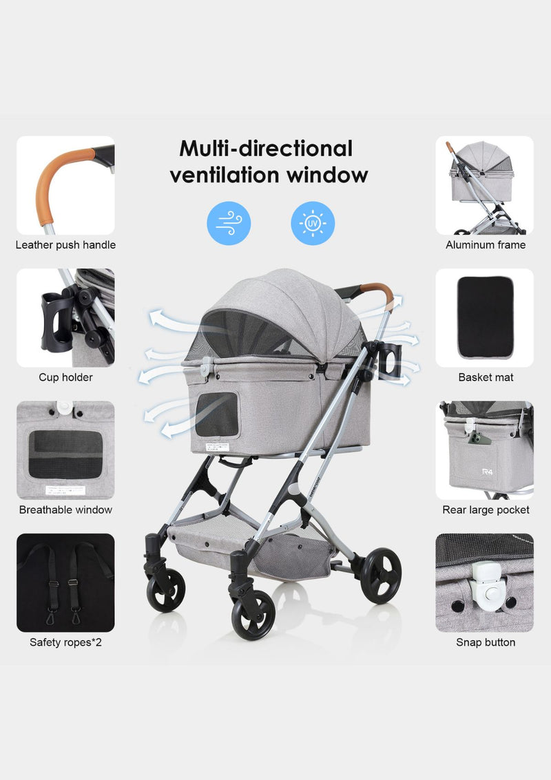 Pet Stroller - R4 (fully collapsible)