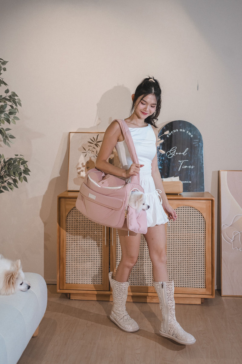 Mallow Sling Bag (Dusty Rose)