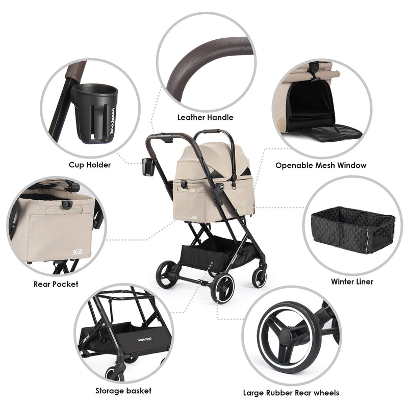 Pet Stroller - X2