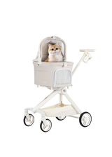 Pet Stroller - TT (detachable basket, 4-way flexibility)