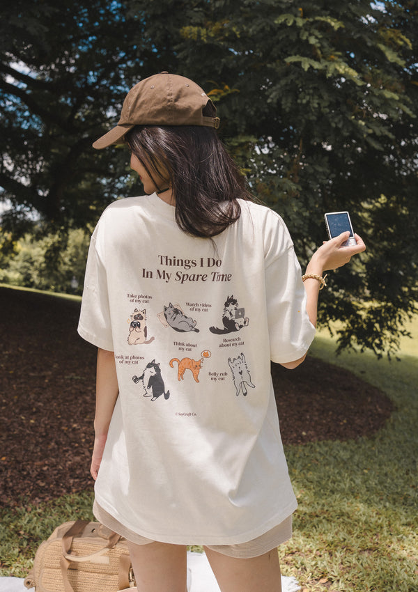 Things I Do In My Spare Time (Cat) Tee