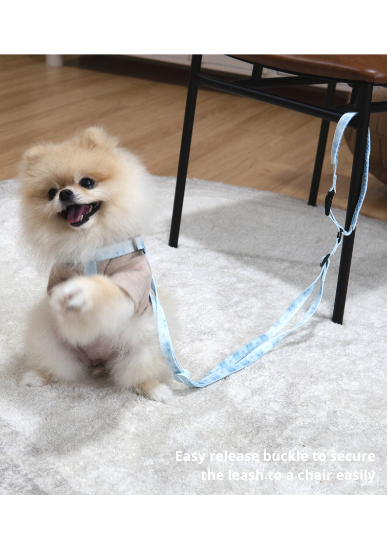 Adjustable Yona Leash - Pink and Blue