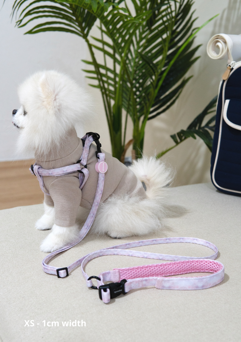 Adjustable Yona Leash - Pink and Blue